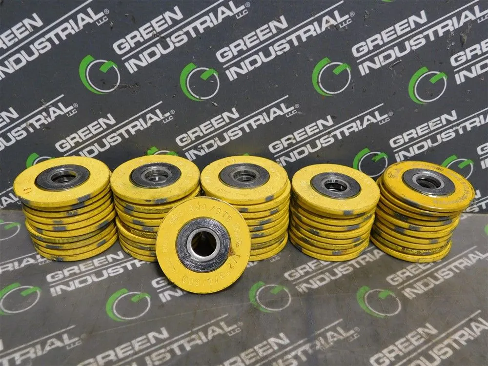 Lot of 50 Flexitallic 1/2" 3/4/600 Spiral Gaskets ASME B16.20 304/304/GTB Used