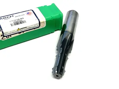 GT14128-RG | Dayton Arch  Regrind Cutting End Mill 6-Flute - New – Open box