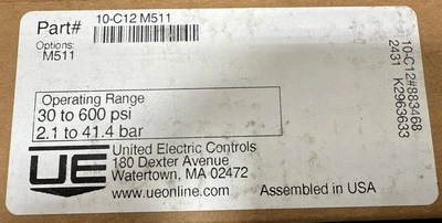 United Electric Controls _UNKNOWN_ Pressure Switches | Fram Fram LLC (14)