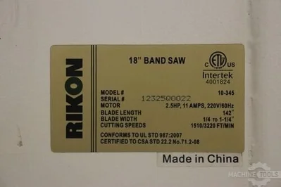 USED RIKON 10-345