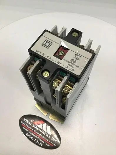 Used SQUARE D 8501X080 Relays & Switches Michigan US | Ideal Machinery #572098