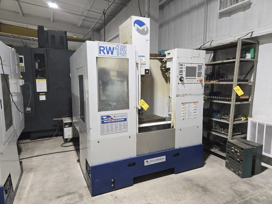 2021 Milltronic RW15 Vertical Machining Center w/ 16-Slot ATC (Bad Computer, Sold For Parts)