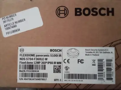 Used Bosch F01U385632 Security Cameras US | Infinity wholesale & Supply LLC #1305755