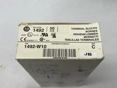 New | in-Stock Allen-Bradley Ser. C Space-Saver Terminal Block, Feed-Through Terminal Blocks Michigan US | Maverick Industrial Sales #1398695