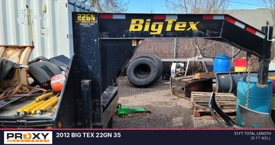 Used 2012 BIG TEX 22GN 35 Flatbed Trailers Colorado US | Proxy Equipment #1377830