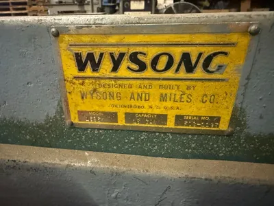 WYSONG 1636 Power Squaring Shears (Gauge) | International Rolling Mills (2)