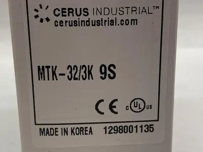 New | in-Stock CERUS MTK-32/3K 9S Miscellaneous Equipment (Electrical & Power) | Surplus Asset Holdings #1201125