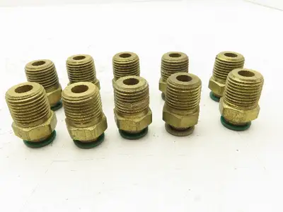 Parker W68PL-8-8 Prestolok Push Connect Fitting 1/2" OD x 1/2" MNPT Lot of 10