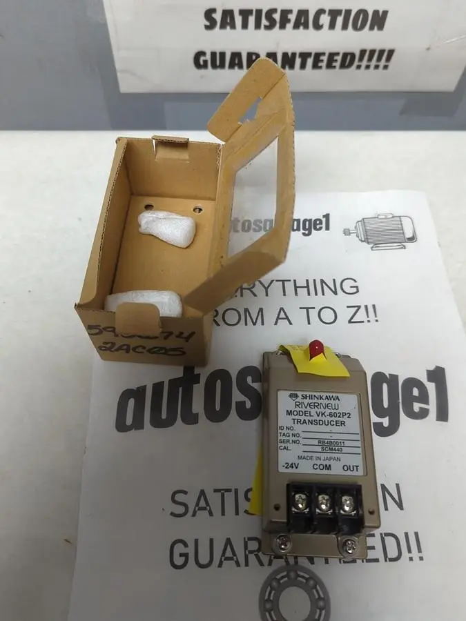 New | in-Stock SHINKAWA VK-602P2 Transducers | Surplus Asset Holdings #1227206