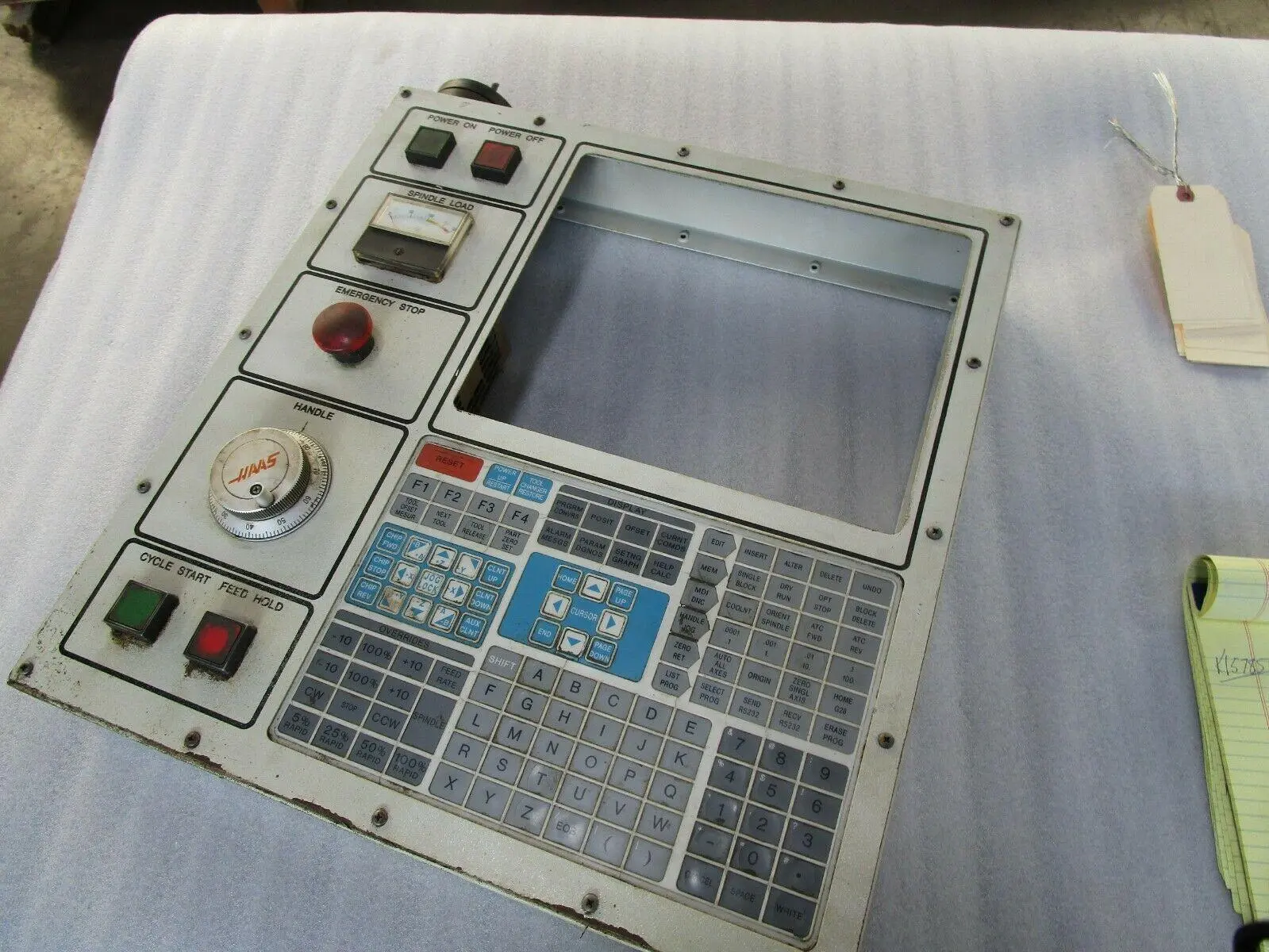 Haas Operator Station Button Panel (No CRT)