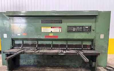 10' X 1/2" CINCINNATI HS500 HYDRAULIC SHEAR WITH FOPBG: STOCK #21757