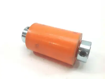 USED SYSTEM PLAST ORANGE CONVEYOR CHAIN RETURN ROLLER