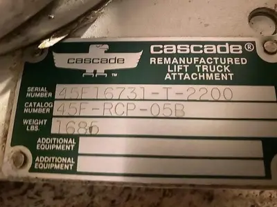 USED CASCADE 45F-RCP-05B