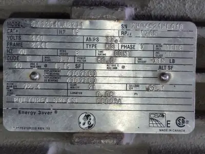 USED GENERAL ELECTRIC 5KS254LAB231