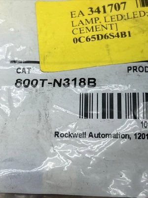NEW Allen-Bradley 800T-N318B