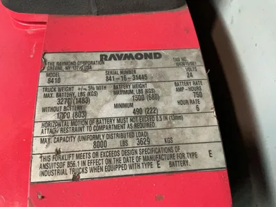 Used RAYMOND 8410 Pallet Jacks Ohio US | HGR 24 #1404934