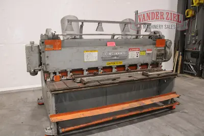 Used CINCINNATI 1808 Power Squaring Shears (Inch) Michigan US | Vander Ziel Machinery Sales #1512693