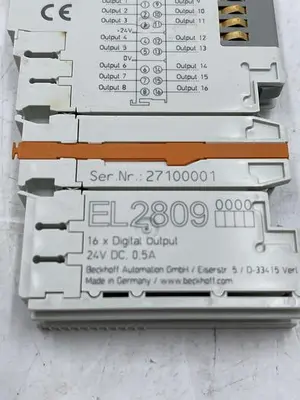 Used BECKHOFF BECKHOFF EL2809 PLC Input & Output | ND Industrial Surplus #1213486