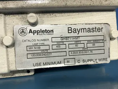 Used APPLETON GHB711HMT Lighting Ohio US | HGR 24 #1478123