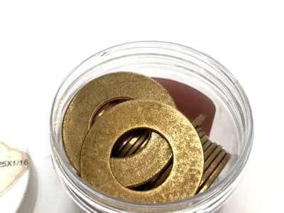 New | in-Stock Oilite Impregnated Sintered Bronze Thrust Washer 5/8" Bore Hardware Washers Michigan US | Maverick Industrial Sales #1394399