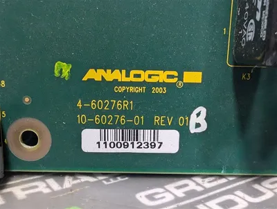 Analogic 4-60276R1 Fiber Optic Interface Board 10-60276-01 Rev. 01B Used