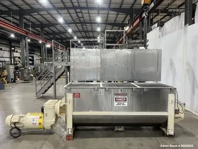 Used Littleford 100 Cu Ft Ribbon Blender – Sanitary Stainless Steel Mixer