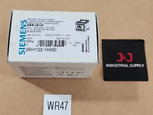 New | in-Stock Siemens 3RH1122-1AK60 Contact Blocks | J&J Industrial Supply #545538