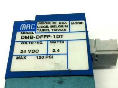 DMB-DFFP-1DT | MAC Valves  Solenoid Valve - Used