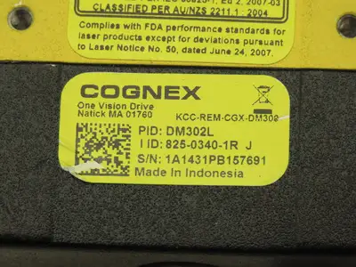 Keyence 821-0087-3R D Lazer Bar Code Reader Scanner Non Adjustable Lense