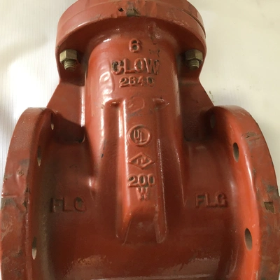 Clow 84277-224507 Iron Flanged Resilient Wedge RW Gate Valve 6″