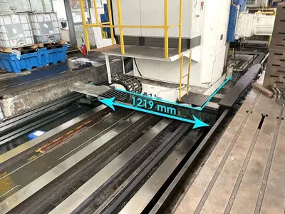 USED GIDDINGS & LEWIS 6 AXES X: 24 000 - Y: 2133 - Z: 4572 MM CNC