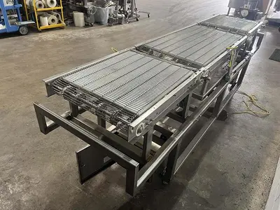114"L Three-Section Wire Conveyor