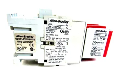 ALLEN BRADLEY 100S-C30D14BC SAFETY CONTACTOR 100SC30D14BC NEW, SURPLUS