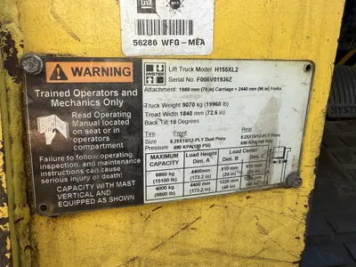 USED HYSTER H155XL2