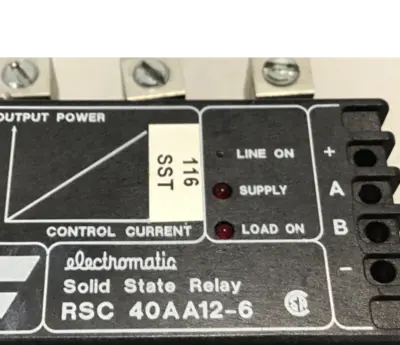 Used ELECTROMATIC RSC 40AA12-6 Relays & Switches Michigan US | Ideal Machinery #593298