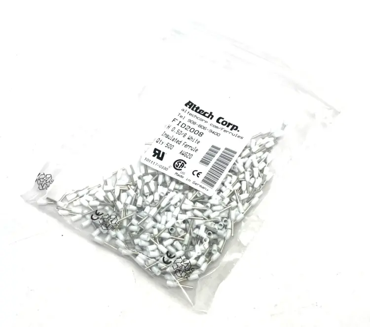 New | in-Stock Altech Insulated Crimp Ferrule 20AWG/0.5sqmm 500-PACK Electrical Fittings Michigan US | Maverick Industrial Sales #1390849