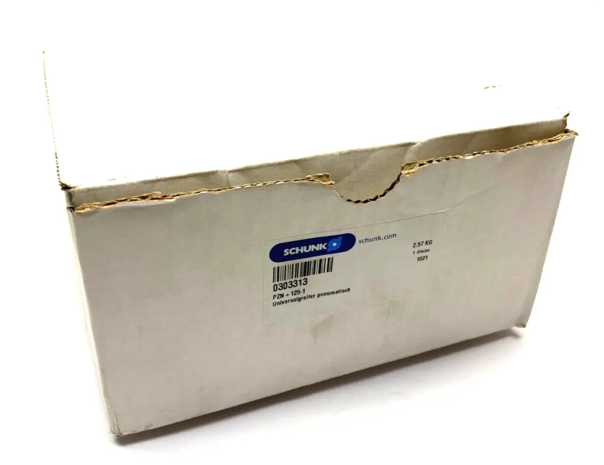 PZN+125-1, 303313 | Schunk PZN+125-1 Universal Pneumatic Robot Jaw Tool Gripper 303313 - New