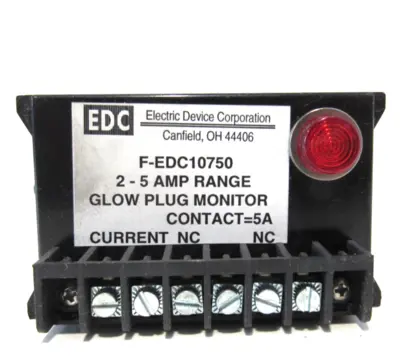NEW ELECTRIC DEVICE CORPORATION F-EDC10750 GLOW PLUG MONITOR FEDC10750