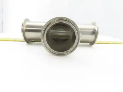 2" Flanged Stainless Steel Sanitary Tee