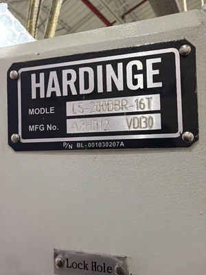 NEW HARDINGE LS-200DBR-16T