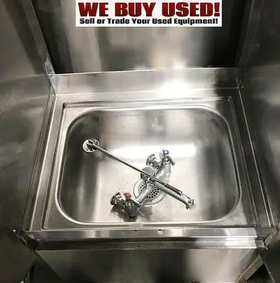 Mop Sink with stainless cabinet