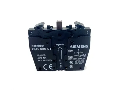 New | in-Stock Siemens 3SB3400-0A,3SB3 400-0A Contact Blocks Michigan US | Maverick Industrial Sales #1401866