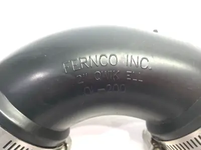 USED FERNCO INC. QUIK ELL 90-DEGREE FLEXIBLE ELBOW, 2"