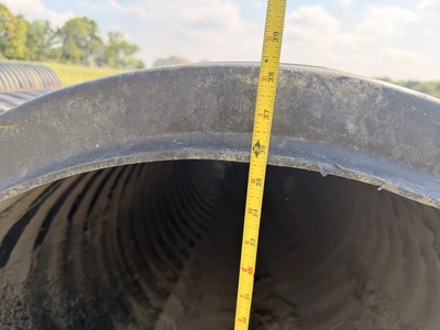 Used (4) 36" X 20' PLASTIC DUAL WALL CULERTS _UNKNOWN_ Miscellaneous Equipment Michigan US | Miedema Asset Management Group #1424761