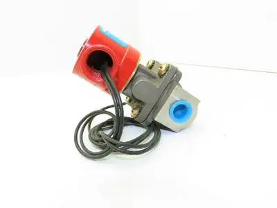 Lancer 4LB2L290CS 2-Way Skinner Solenoid Valve 3/8" NPT N.C. 0-100psi 120v SS