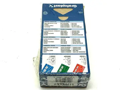 117PEEBY | Grafoplast  Wiremarker Strips LOT OF 50 - New