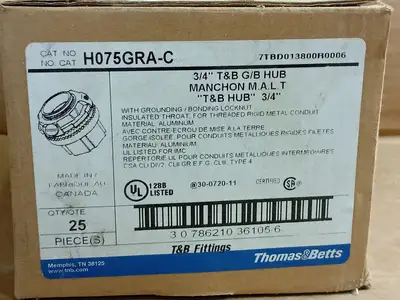 NEW THOMAS & BETTS H075GR-C
