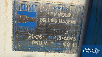 Advance Equipment Company Advance Equipment Belling Machine, Model PV Mold