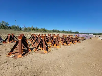 Orange Structural Stand Steel