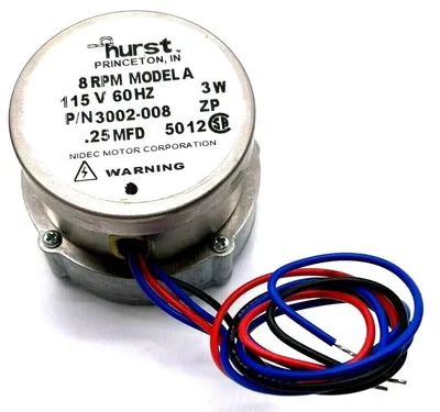 NEW HURST MOTOR 3002-008 SYNCHRONOUS INSTRUMENT MOTOR 3002008